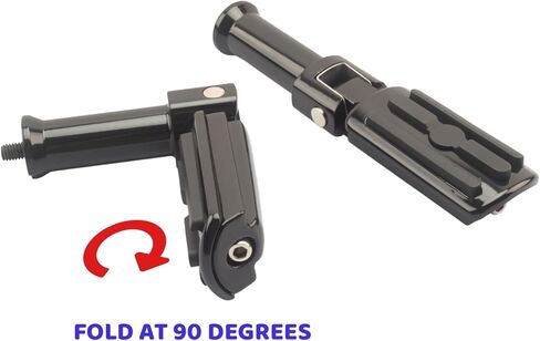 Passenger Foot Peg Mounting Kit for Harley Softail 2018–2023 – Fits Fat Boy, Heritage Classic, Street Bob, Low Rider, Sport Glide – CNC Aluminum, Adjustable, Gloss Black in Saudi Arabia