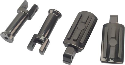 Passenger Foot Peg Mounting Kit for Harley Softail 2018–2023 – Fits Fat Boy, Heritage Classic, Street Bob, Low Rider, Sport Glide – CNC Aluminum, Adjustable, Gloss Black in Saudi Arabia