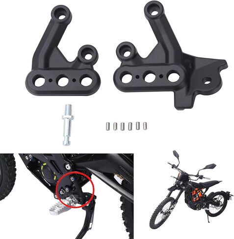 2pcs Foot Peg Bracket for Surron - CNC Billet Aluminum Alloy, Footrest Support Brace for Surron Light Bee X/S, Sgway S160 S260 in Saudi Arabia