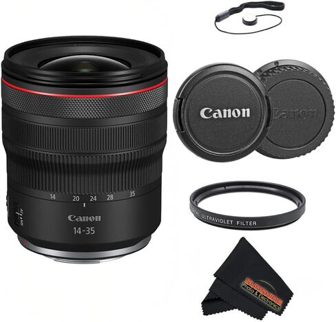 Canon 4857C002 RF 14-35mm f/4 L is USM Ultra Wide Zoom Full Frame Lens for RF Mount - (Renewed) in Saudi Arabia