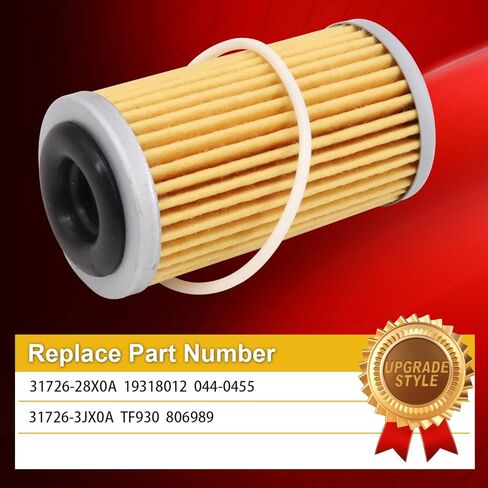 31726-28X0A استبدال فلتر زيت ناقل الحركة 31726-3JX0A 19318012 044-0455 TF930 806989 متوافق مع 2013-2019 Nissan Altima Maxima Murano Sentra Versa Infiniti QX60 QX50 (حزمة من 4) in Saudi Arabia