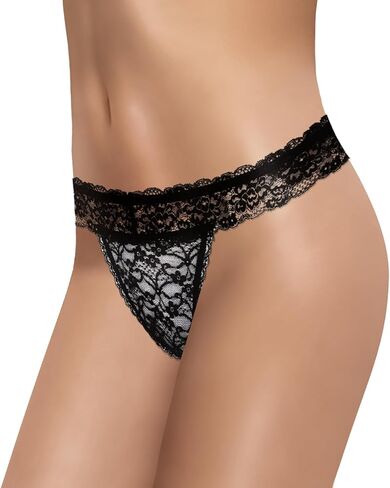Littleforbig Lace Band Tucking Gaff Thong Panties Smooth Hiding Gaff Shaping Briefs in Saudi Arabia