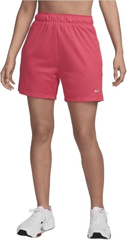 شورت Nike Attack للسيدات Dri-FIT Fitness متوسط ​​الارتفاع 5 بوصات غير مُبطن (وردي أستر/وردي أستر/وردي، DX6024-629) مقاس X-Small in Saudi Arabia