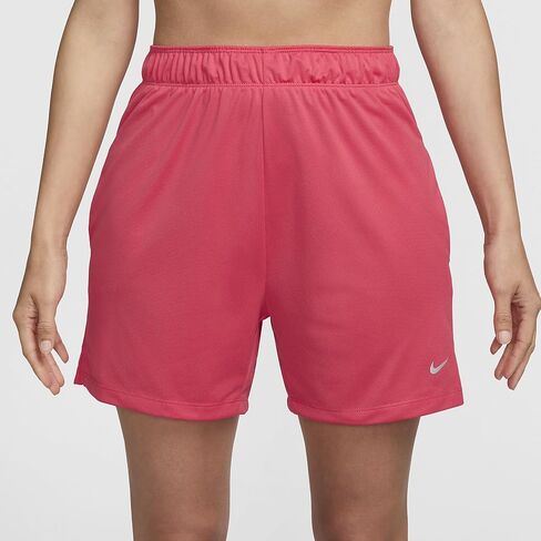 شورت Nike Attack للسيدات Dri-FIT Fitness متوسط ​​الارتفاع 5 بوصات غير مُبطن (وردي أستر/وردي أستر/وردي، DX6024-629) مقاس X-Small in Saudi Arabia