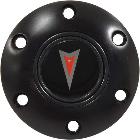 VSW S6 Black Horn Button Compatible with 6 Bolt Steering Wheel, Pontiac Emblem, STE1011BLK in Saudi Arabia