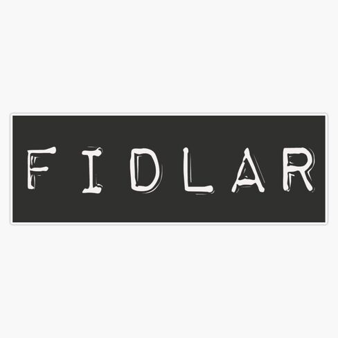 Fidlar ملصق فينيل ملصق مضاد للماء للكمبيوتر المحمول جدار نافذة ملصقات للسيارة متعددة الأشكال 5" in Kuwait