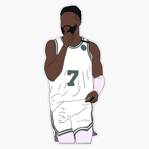 ملصق لاصق لزجاجة المياه على شكل نافذة يقول "Shhh" من Jaylen Brown مقاس 5 بوصات in Saudi Arabia