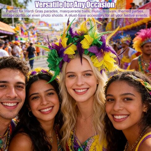 قبعة الكرنفال، قبعة ماردي غرا فيدورا، إكسسوارات قبعة الترتر، حفلة كرنفال للبالغين in Kuwait