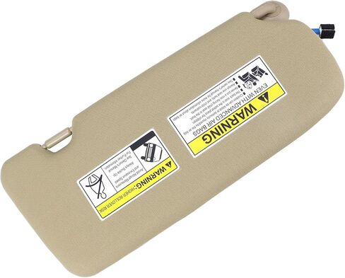 Beige Driver Left Side Sun Visor Compatible with Honda CRV 2017 2018 2019 2020 2021 2022 Sunshade Number 83280TLAA12ZA in Saudi Arabia