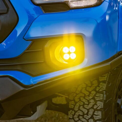 أضواء الضباب LED ذات العدسات الصفراء لـ Tacoma 2012-2023 / Tundra 2014-2021 / 4Runner 2010-2024 مصابيح الضباب ذات الزاوية الواسعة ذات الطاقة العالية in Saudi Arabia