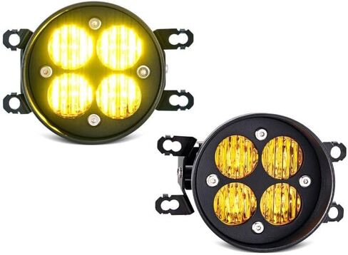 أضواء الضباب LED ذات العدسات الصفراء لـ Tacoma 2012-2023 / Tundra 2014-2021 / 4Runner 2010-2024 مصابيح الضباب ذات الزاوية الواسعة ذات الطاقة العالية in Saudi Arabia