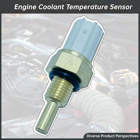 5S1529 Engine Coolant Temperature Sensor Compatible with Acura 03-05 MDX 05-08 RL 02-06 RSX 04-08 TSX Replacement for Honda 03-07 Accord 01-11 Civic 02-06 CR-V 03-11 Element Replaces 37870PLC004 in Kuwait