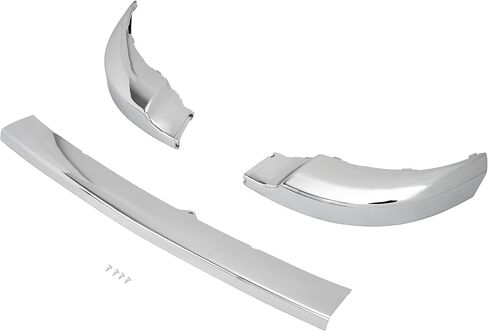 Front Bumper Upper Cover Compatible with 2011-2014 Chevy Chevrolet Silverado 2500 HD 3500 HD Direct Replace for GM1014106 25883355 3PCS Chrome in Saudi Arabia