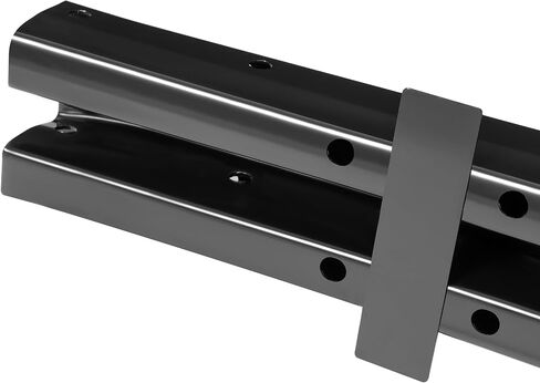 HECASA Front Bumper Reinforcement Compatible with 2005-2023 Dodge Challenger Magnum Charger Chrysler 300 Impact Bar Bumper Support Steel Electrophoresis Black Replacement for 68100209AE CH1006222 in Saudi Arabia