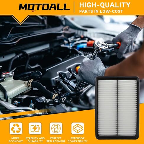 مجموعة فلتر هواء المحرك MOTOALL وفلتر هواء المقصورة يستبدل # PE07-13-3A0A مناسب لمازدا 6 3 سبورت 3 CX-5 2013-2023، بديل in Saudi Arabia
