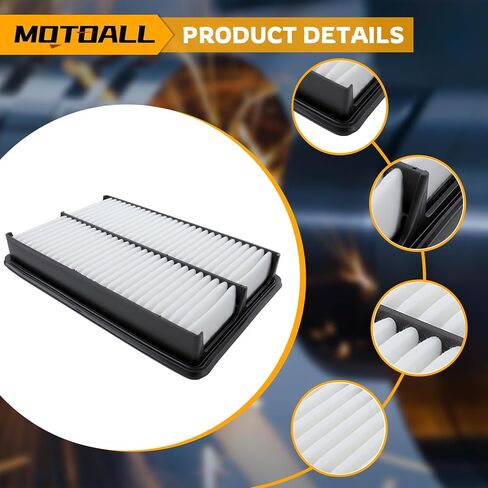 مجموعة فلتر هواء المحرك MOTOALL وفلتر هواء المقصورة يستبدل # PE07-13-3A0A مناسب لمازدا 6 3 سبورت 3 CX-5 2013-2023، بديل in Saudi Arabia