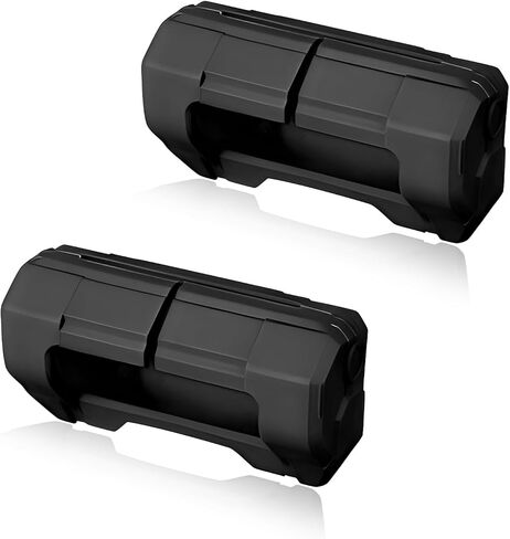2 PCS Car Seat Belt Buckle Covers, Anti-Scratch Silicone Auto Safety Belt Buckle Guard, Universal Seatbelt Clip Protective Sleeve For Most Vehicles, Car Accessories (Black) in Saudi Arabia