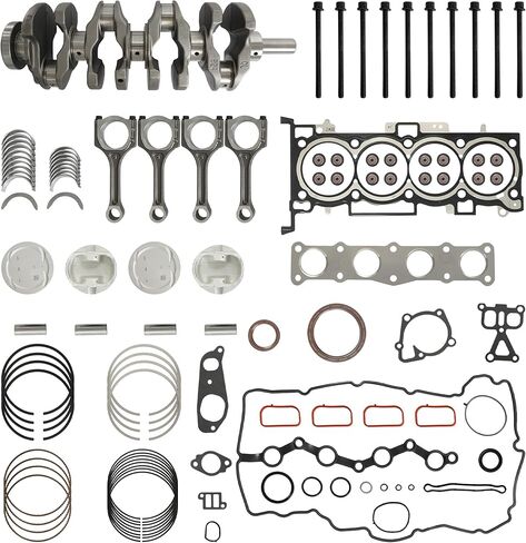 2.4 Engine Rebuild Overhaul Kit Crankshaft Piston Kit w/Con-Rods Bearings Fit For Hyundai Santa Fe Tucson Azera Kia Cadenza Optima Sorento Forte Sportage G4KE 2.4 2007-2021 23111-2G200 in Saudi Arabia
