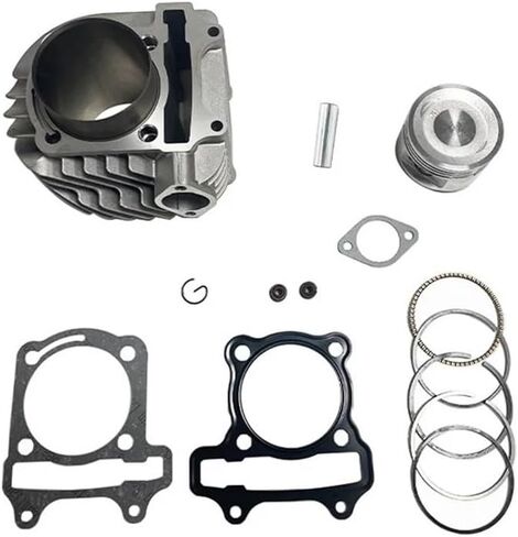 62.5mGY7 200CC اسطوانة GY6 150CC 170CC 1 ترقية إلى GY6 200CC مجموعة اسطوانات اسطوانة آسى ل 4-السكتة الدماغية 152QMI سكوتر كارت ATV200 in Saudi Arabia