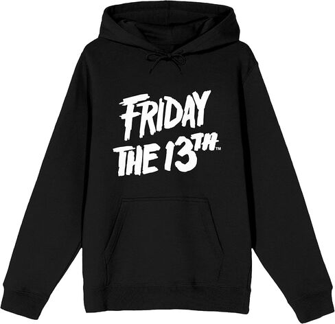Bioworld Black Hoodie Friday The 13th 3D Logo للرجال in Saudi Arabia
