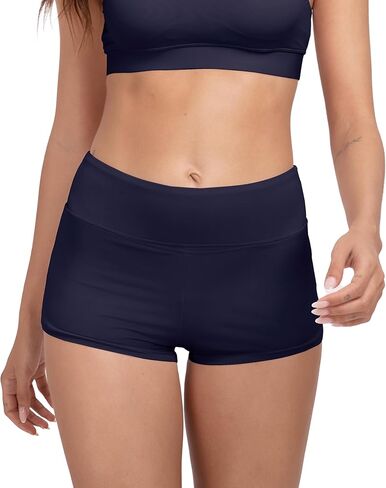 Period Swim Shorts Mid Waisted Period Swimwear Bikini Bottoms Menstrual Leakproof Swimsuit Board Bottom for Teens in Kuwait