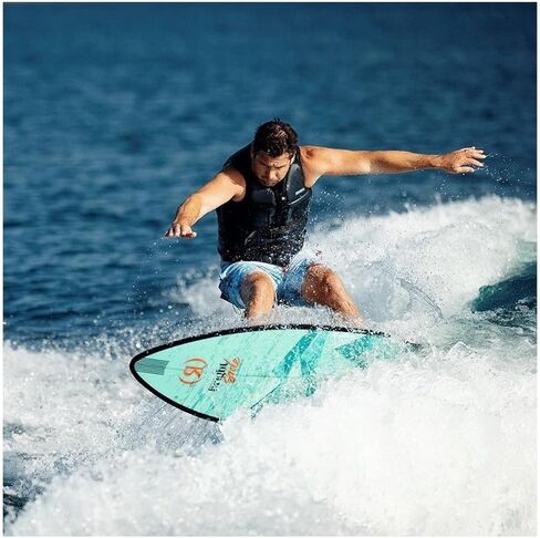 Ronix Standard Core - WakeSurf Brightside مع أشرطة - Tide Pool Blue in Kuwait
