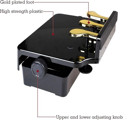 Adjustable Piano Pedal Extender for Students, 3 Pedals with Stabilizer, Compatible with Upright & Digital Pianos, Beginner Practice Tool (Black) in Saudi Arabia