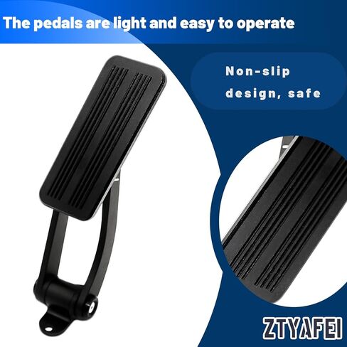 طقم دعامة تثبيت على دواسة الغاز وجدار الحماية من الألومنيوم الأسود العالمي للشارع/الفئران/القضيب الساخن - متوافق مع سيارات وشاحنات GM وChevy وFord وMopar in Kuwait