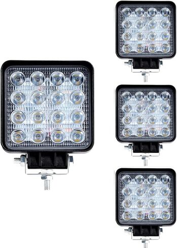 20PCS 42W Led Work Light, Led Light Pods, Flood Round Lights Off-Road Lights Led Lights Fit for Trucks Off-Road Vehicle ATV SUV UTV 4WD Boat Tractor/Spot in Saudi Arabia