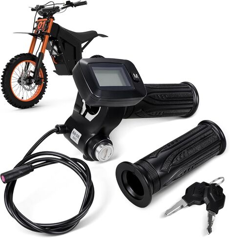Electric Dirt Bike 48V Twist Throttle Grips for Tutti Tuttio Tutto Soleil 01 Soleil 01Ebike with LCD Display M Key button Smooth Control in Saudi Arabia