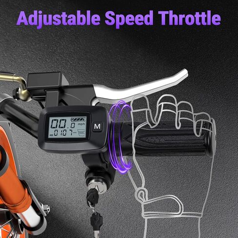 Electric Dirt Bike 48V Twist Throttle Grips for Tutti Tuttio Tutto Soleil 01 Soleil 01Ebike with LCD Display M Key button Smooth Control in Saudi Arabia