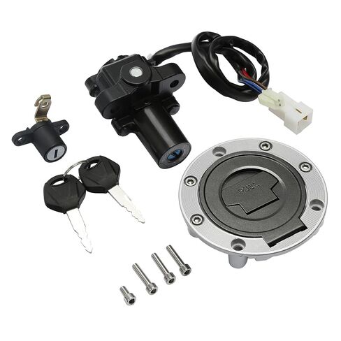 Fuel Gas Ignition Switch Key Seat Lock fits for Yamaha YZF R6 2003-2005,YZF R1 2002-2003,MT03 2006-2012,MT09 2013-2016,FJR1300 2004-2010,FZ6 2004-2009,FZ09 2014-2016,XJ6 2009-2015,FZ6R 2009-2014 in Saudi Arabia