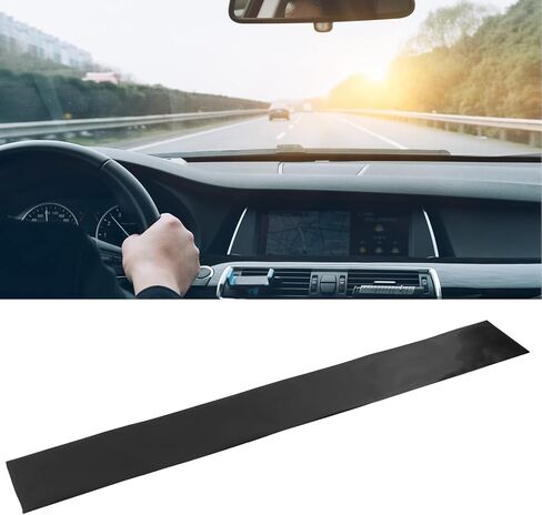 Windshield Sun Visor Strip, Automotive Front Windshield Tint Strip Car Window Tint Film Block Windshield Sun Visor Strip with Scraper, 20 x 150cm in Saudi Arabia
