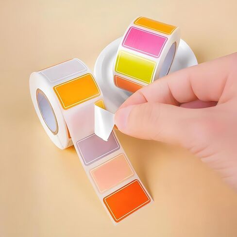 500-Piece Waterproof Color-Coded Index Tabs: Durable, Sticky & Reusable for Organizing & Name Tags in Saudi Arabia