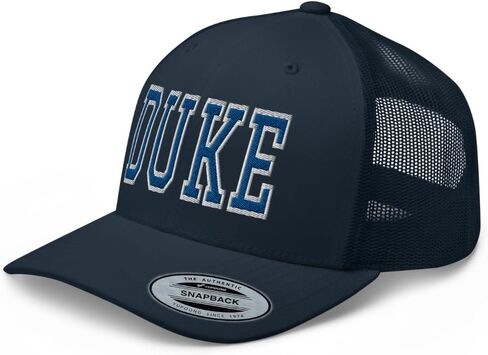 NG Duke Curverd Bill Embroidered Trucker Hat Mid Crown Adjustable Cap in Saudi Arabia