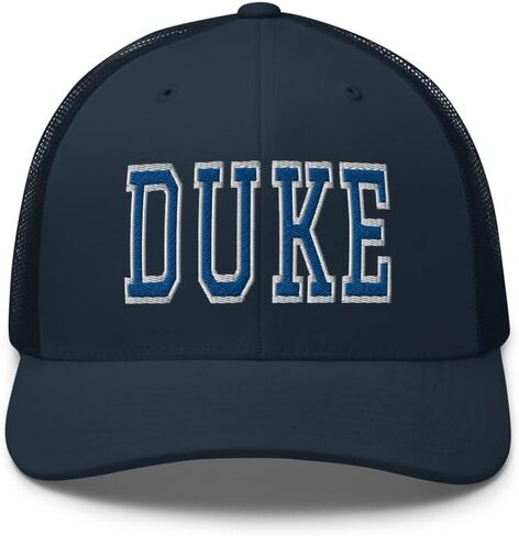 NG Duke Curverd Bill Embroidered Trucker Hat Mid Crown Adjustable Cap in Saudi Arabia