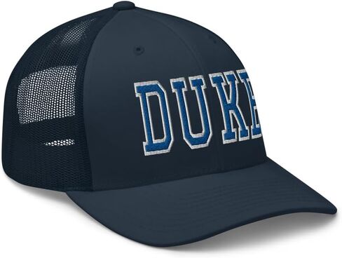 NG Duke Curverd Bill Embroidered Trucker Hat Mid Crown Adjustable Cap in Saudi Arabia