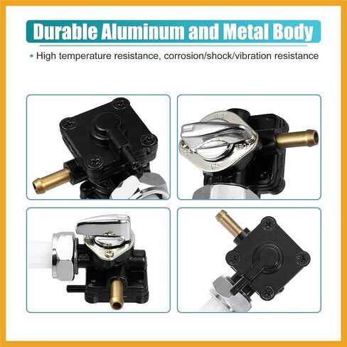 Motorcycle Fuel Valve Petcock with Male Thread 61338-94D for Harley FXST FLST FXD FLT 95-01 for 1340cc for Harley Vacuumed Petcock Valve Switch Gas Fuel Shut Off Valve Replacement in Saudi Arabia
