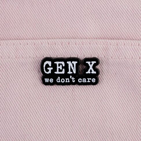 Generation 1965-1980 We Don’t Care Funny Sarcasm Enamel Pin, Sarcastic Humor Pin Brooch, Funny Gift For 70s Baby 80s Kid Sassy Mom Dad, Retro Dark Humor Brooch Badges, Generation Sarcastic Lapel Badge, 70s Aesthetic Accessories in Saudi Arabia