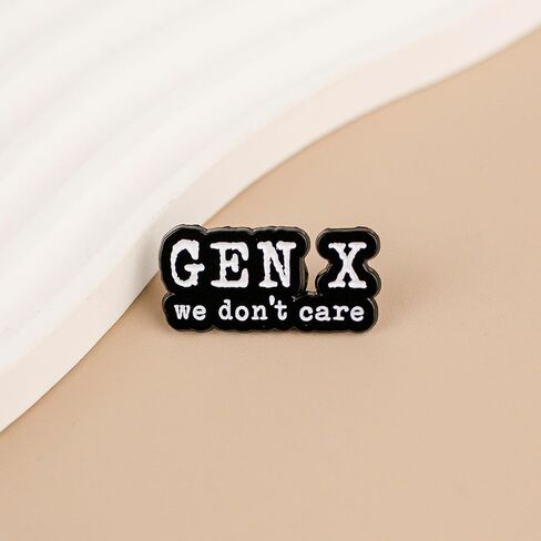 Generation 1965-1980 We Don’t Care Funny Sarcasm Enamel Pin, Sarcastic Humor Pin Brooch, Funny Gift For 70s Baby 80s Kid Sassy Mom Dad, Retro Dark Humor Brooch Badges, Generation Sarcastic Lapel Badge, 70s Aesthetic Accessories in Saudi Arabia
