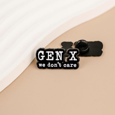 Generation 1965-1980 We Don’t Care Funny Sarcasm Enamel Pin, Sarcastic Humor Pin Brooch, Funny Gift For 70s Baby 80s Kid Sassy Mom Dad, Retro Dark Humor Brooch Badges, Generation Sarcastic Lapel Badge, 70s Aesthetic Accessories in Saudi Arabia