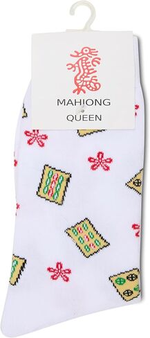 Sock Party Mahjong Socks, Funny Mahjong Gifts For Women, One Size in Saudi Arabia