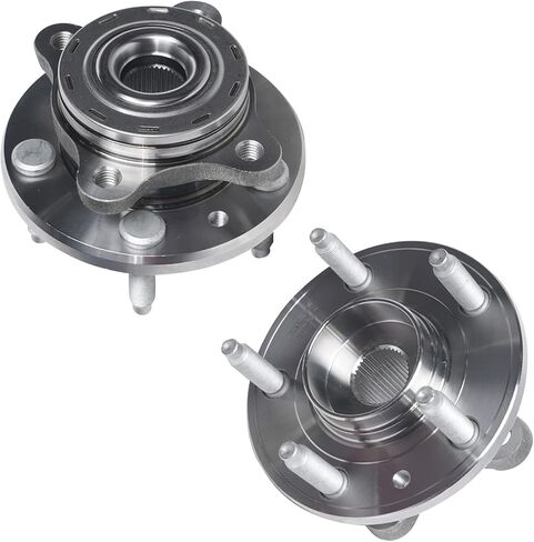Detroit Axle - Front Rack & Pinion Kit for 2005-2007 Ford Freestyle Five Hundred Mercury Montego Power Steering Rack and Pinion 2 Wheel Bearing Hubs Assembly 2006 Replacement in Saudi Arabia