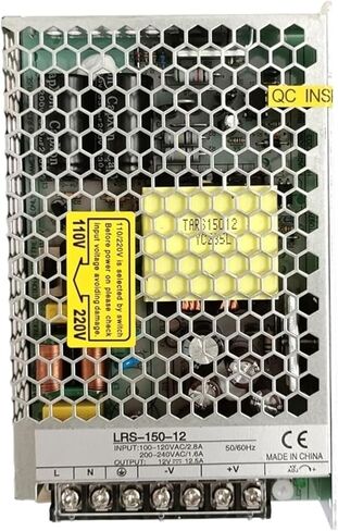1pcs LRS-150W Single Output Ultra Switching Power Supply 12V 24V Thin for Industrial Control Automation Equipment(12V 12.5A) in Saudi Arabia