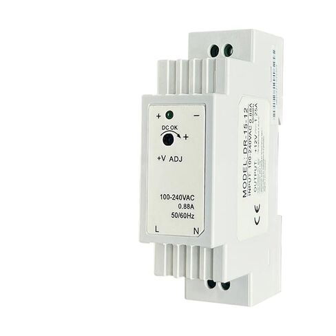 1pcs DC 12V 24V Switching Power Supply Rail Type Small Volume DR-15-0.63A 1.25A 5V 15V Transformer 15w(5V 2.4A) in Saudi Arabia