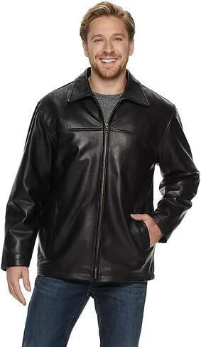 Victory Outfitters Men's Genuine Leather Open Bottom Jacket in Saudi Arabia