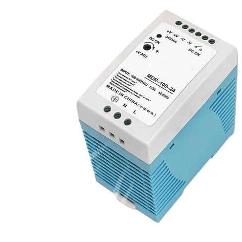 1pcs 5V 12V 24V 48V Power MDR-20W 60W 100W Industrial AC/DC Din Rail Power Supply Switch Single Output Switching(MDR-100-12V) in Saudi Arabia