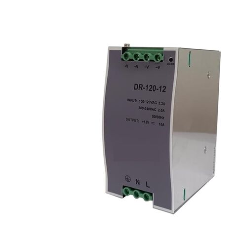 1 قطعة DR-120-24V5A 12V10A السكك الحديدية نوع التبديل موفر طاقة تنظيمي (DR-120-12V 10A) in Saudi Arabia