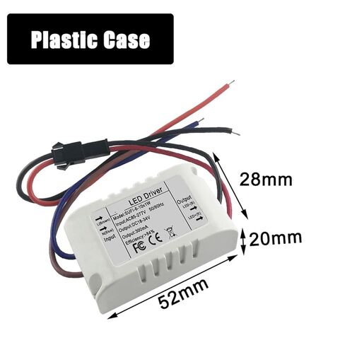 1pcs 6W 7W 9W 10W High Power LED Driver 300mA 450mA 600mA 900mA Adapter Transformer Power Supply(Plastic Case,DC 6-14V 600mA) in Saudi Arabia