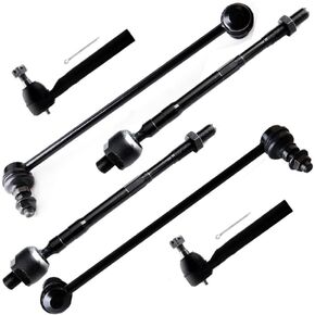 Steering Sway Bar Linkage Suspension Kit Outer Inner Side Alloy Steel Coated for Nissan for Murano 3.5L 2005-2007 Mounting Hardware Left Right Front K80256 K80255, simple installation in Kuwait